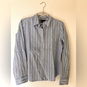 Lauren Ralph Lauren Slim Fit Stripe Cotton Shirt Medium Pre loved